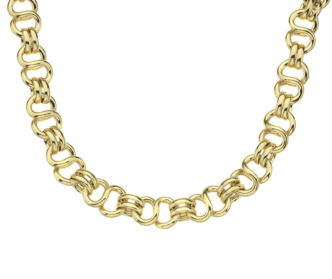 9ct Yellow Athenian Gate 1 18"/45cm