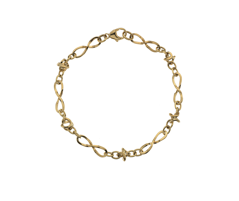 9ct Yellow Sienna 19 7.5"/19cm Bracelet