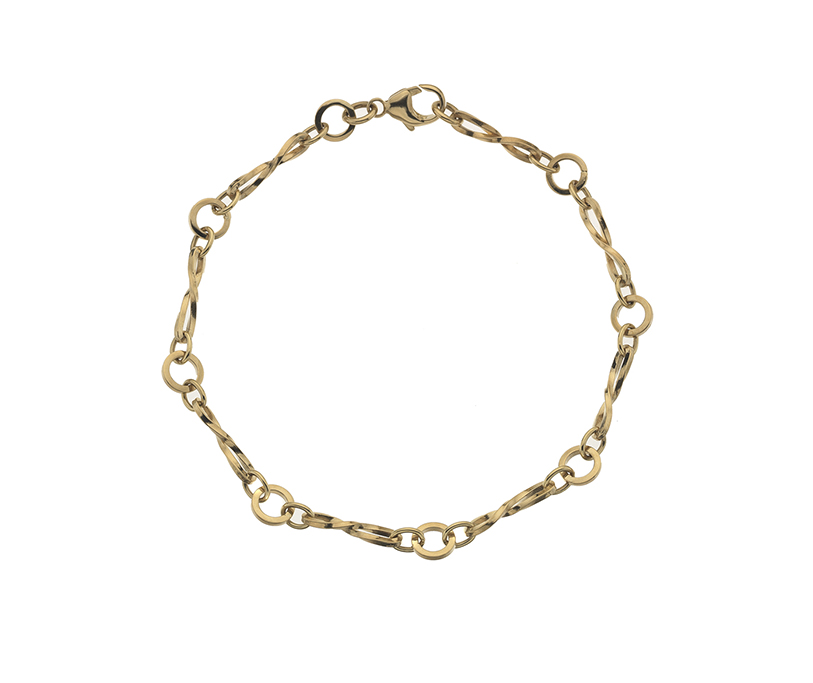 9ct Yellow Sienna 20 7.5"/19cm Bracelet