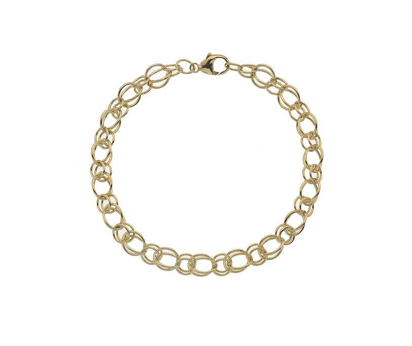 9ct Yellow Sienna 21 7.5"/19cm Bracelet