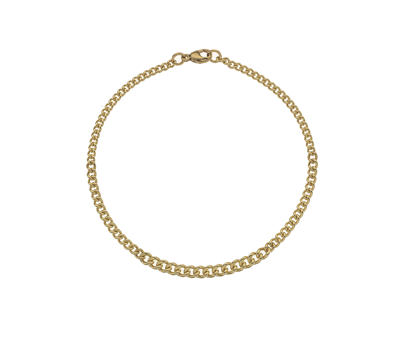 9ct Yellow Twist 11 7.5"/19cm Curb Bracelet
