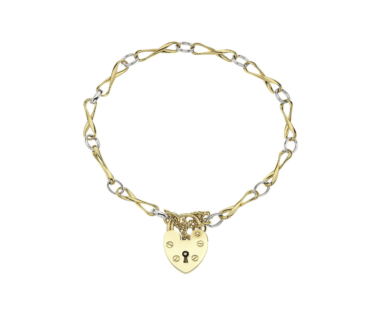 9ct Yellow & White Juliette 2 Charm