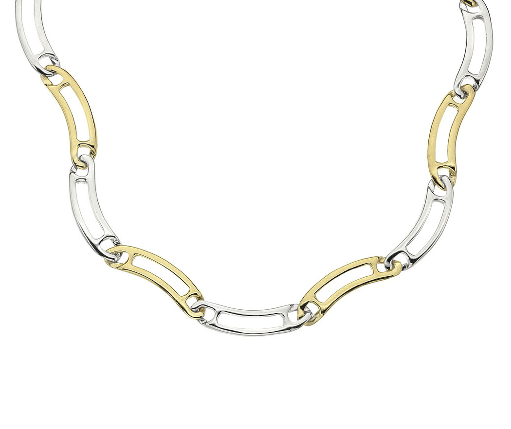 9ct Yellow & White Lucian 16"/40cm