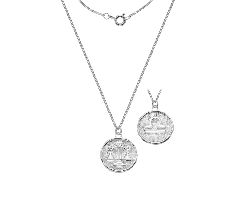 Silver Libra Medallion on S12FCAJ18