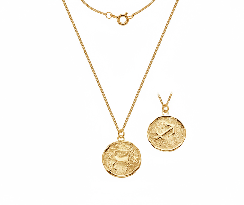 Silver Sagittarius Medallion on S10FCBAJ20 GS 2.5micron