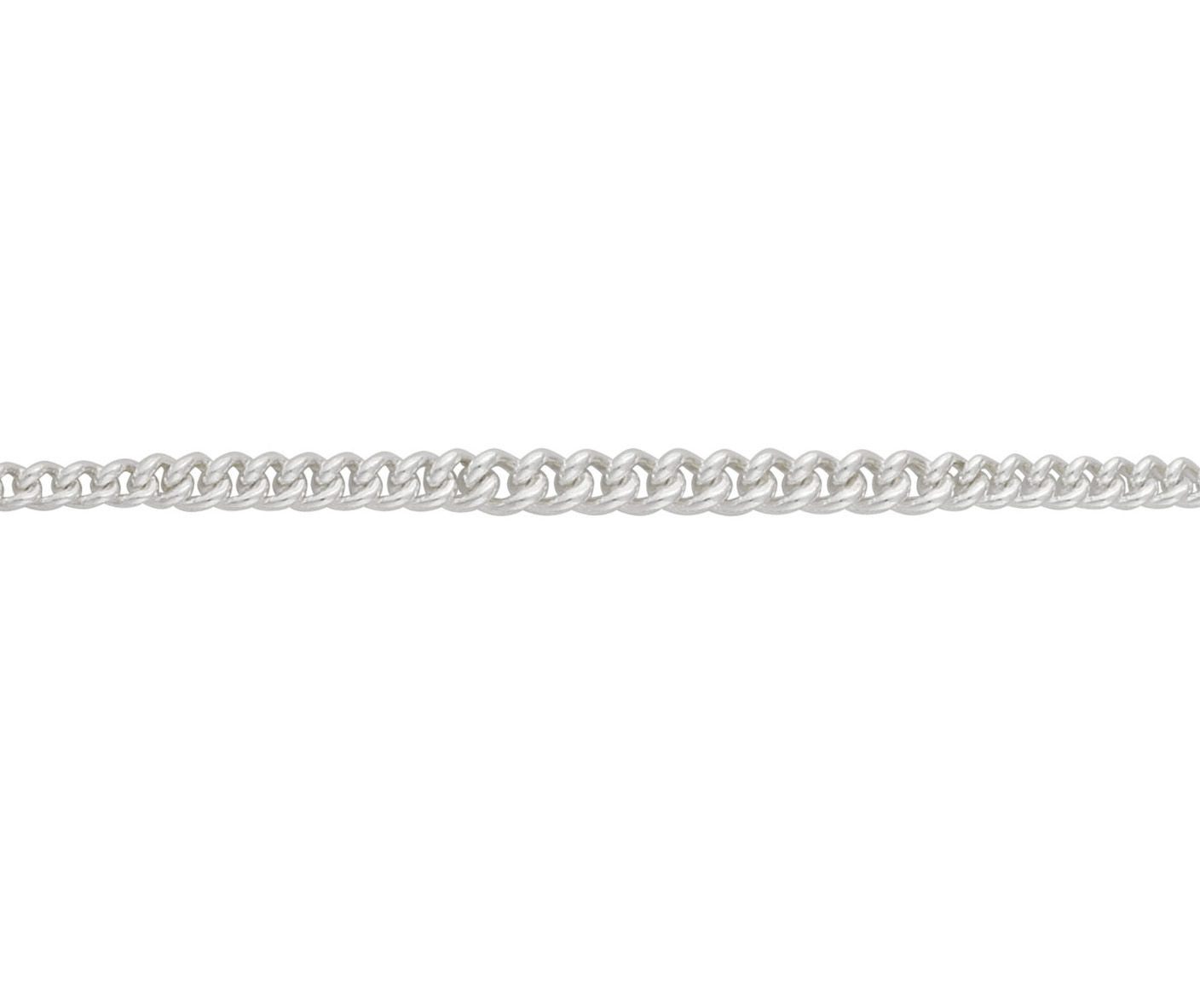 Silver Graduated Curb 1 7.5"/19cm