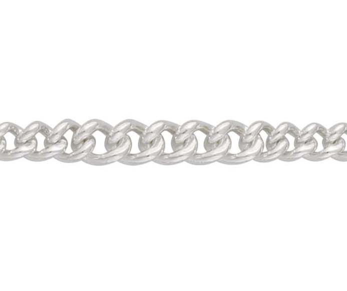 Silver Graduated Curb 2½ 7.5"/19cm