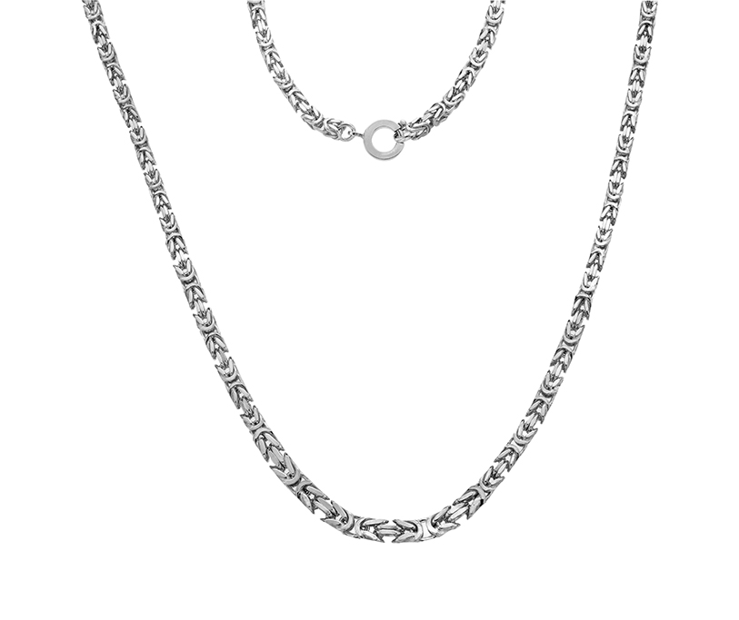 Silver Graduated Byzantine 18"/45cm