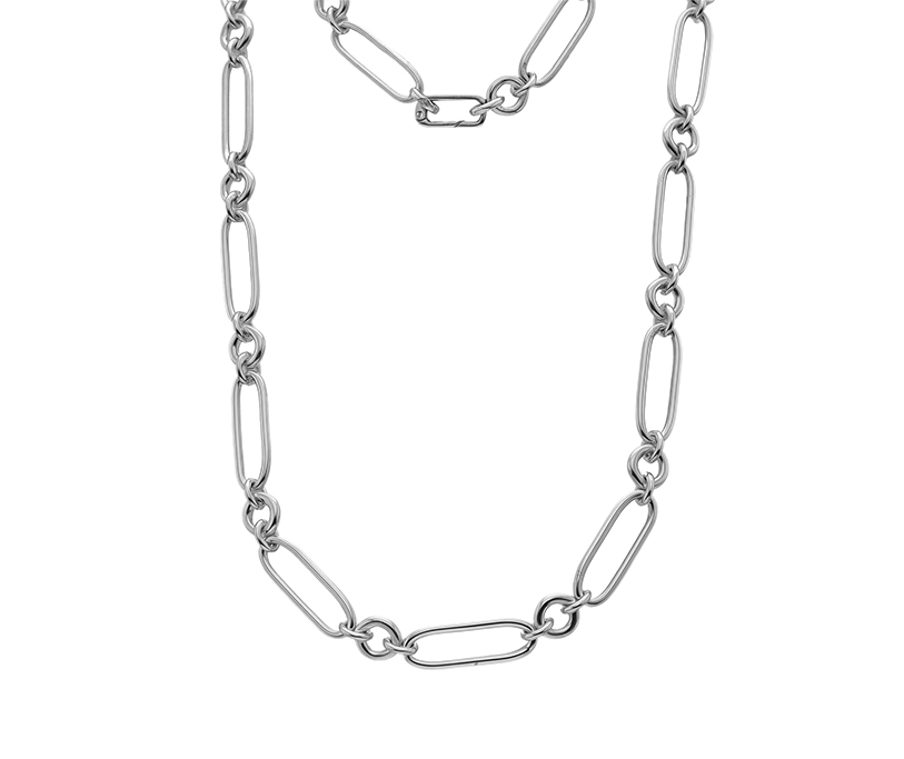 Silver chunky Figaro Paperlink 18"/45cm
