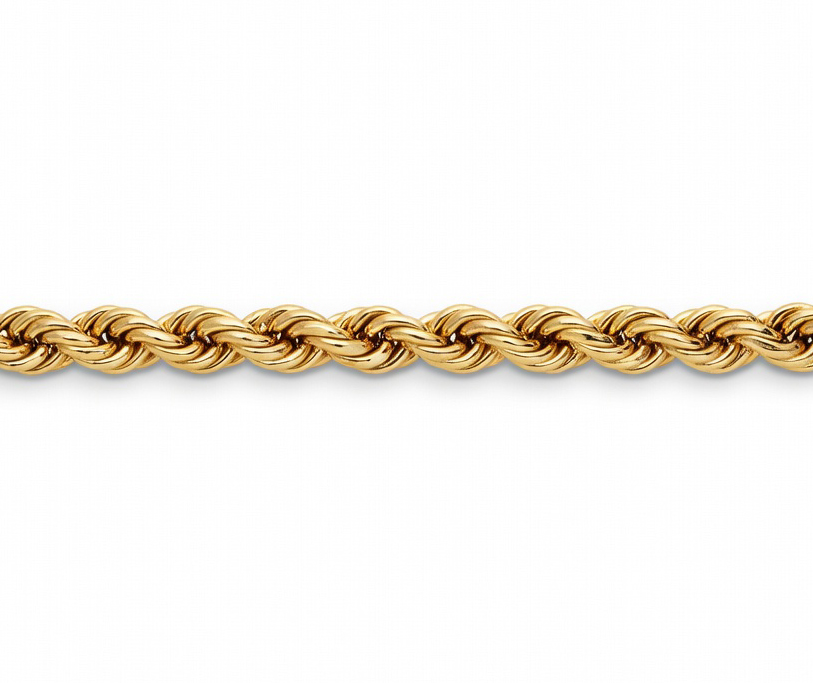 Silver Solid Rope 60 18"/45cm + 2.5 Micron plate