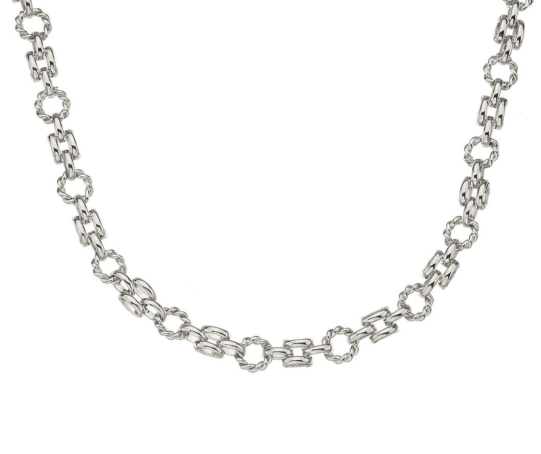9ct White Diamond Panther 1 Twist 18