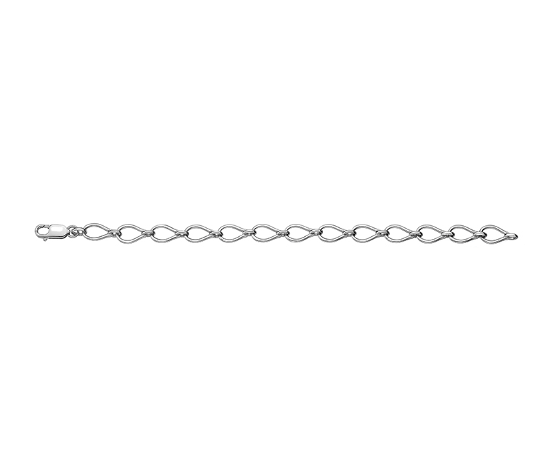 9ct White Echo G 16"/40cm