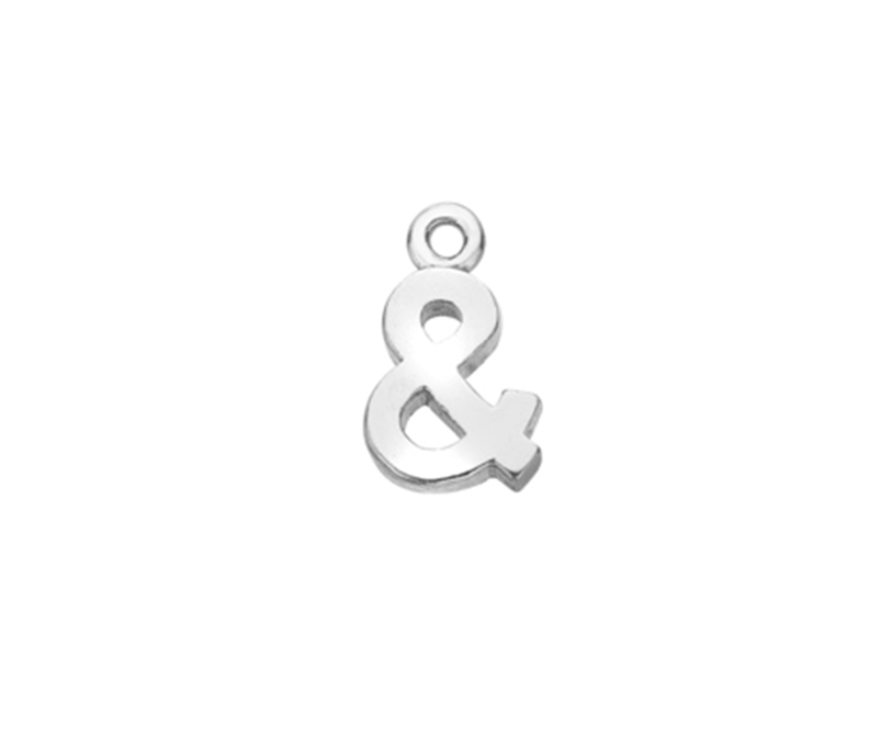 Silver Letter '&'