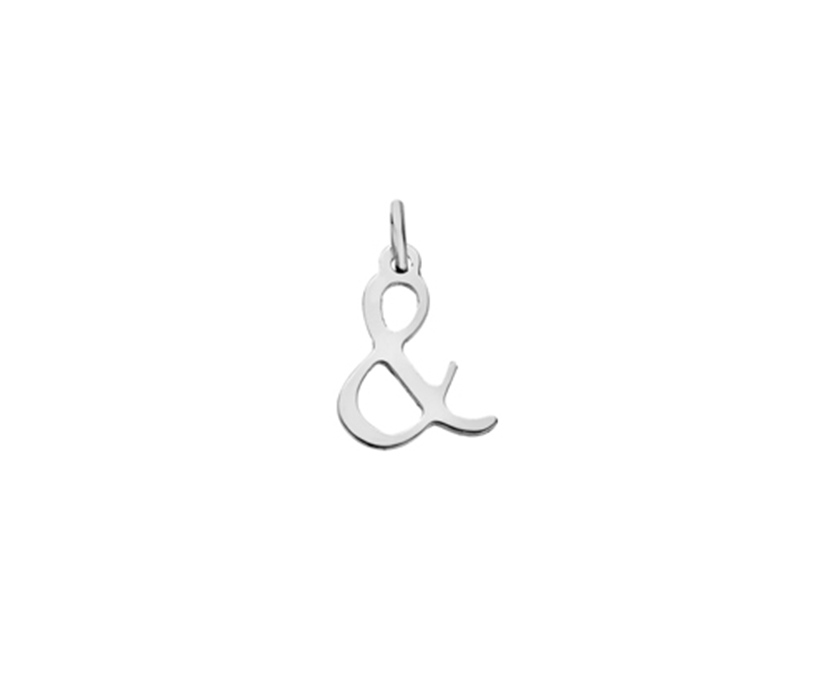 Silver Character '&'